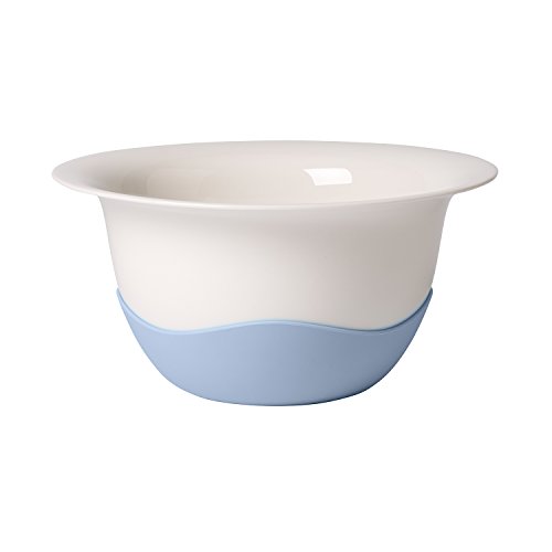 Villeroy & Boch Pastasieb, Nudelsieb, Porzellan, 29,9 x 29,6 x 15,4 cm, 2 Einheiten, blau/weiß