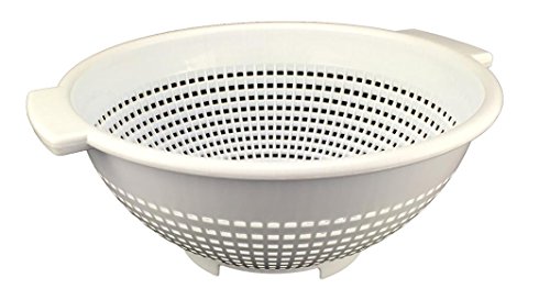 RIESS PE Gemüsesieb, Küchensieb, Ø 24 cm, weiß